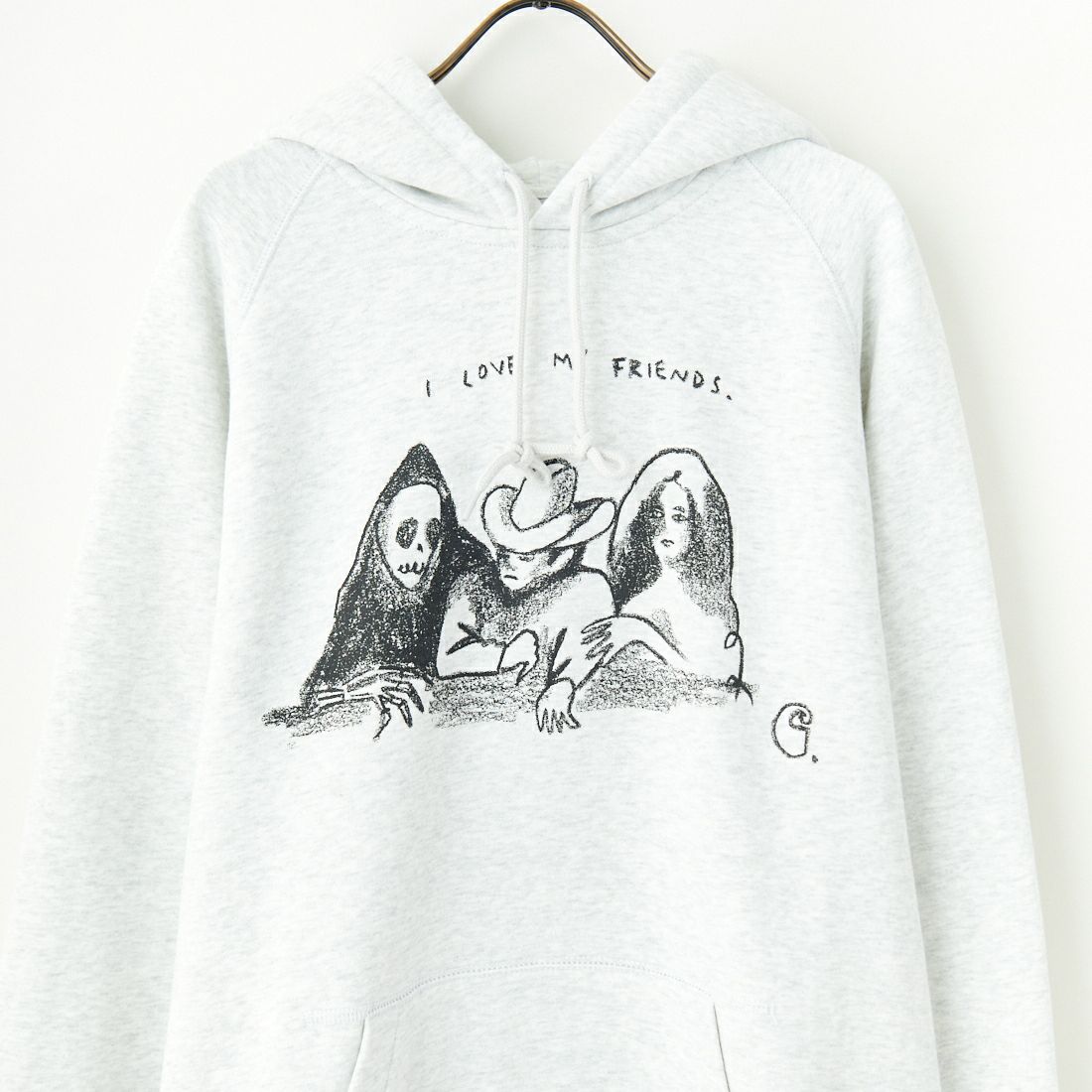 carhartt WIP [カーハートダブリューアイピー] フーデッドペペフレンズスウェット [I033934] A.HEATHER/