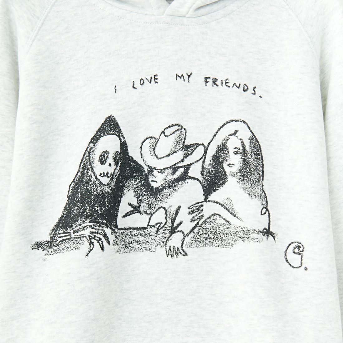 carhartt WIP [カーハートダブリューアイピー] フーデッドペペフレンズスウェット [I033934] A.HEATHER/