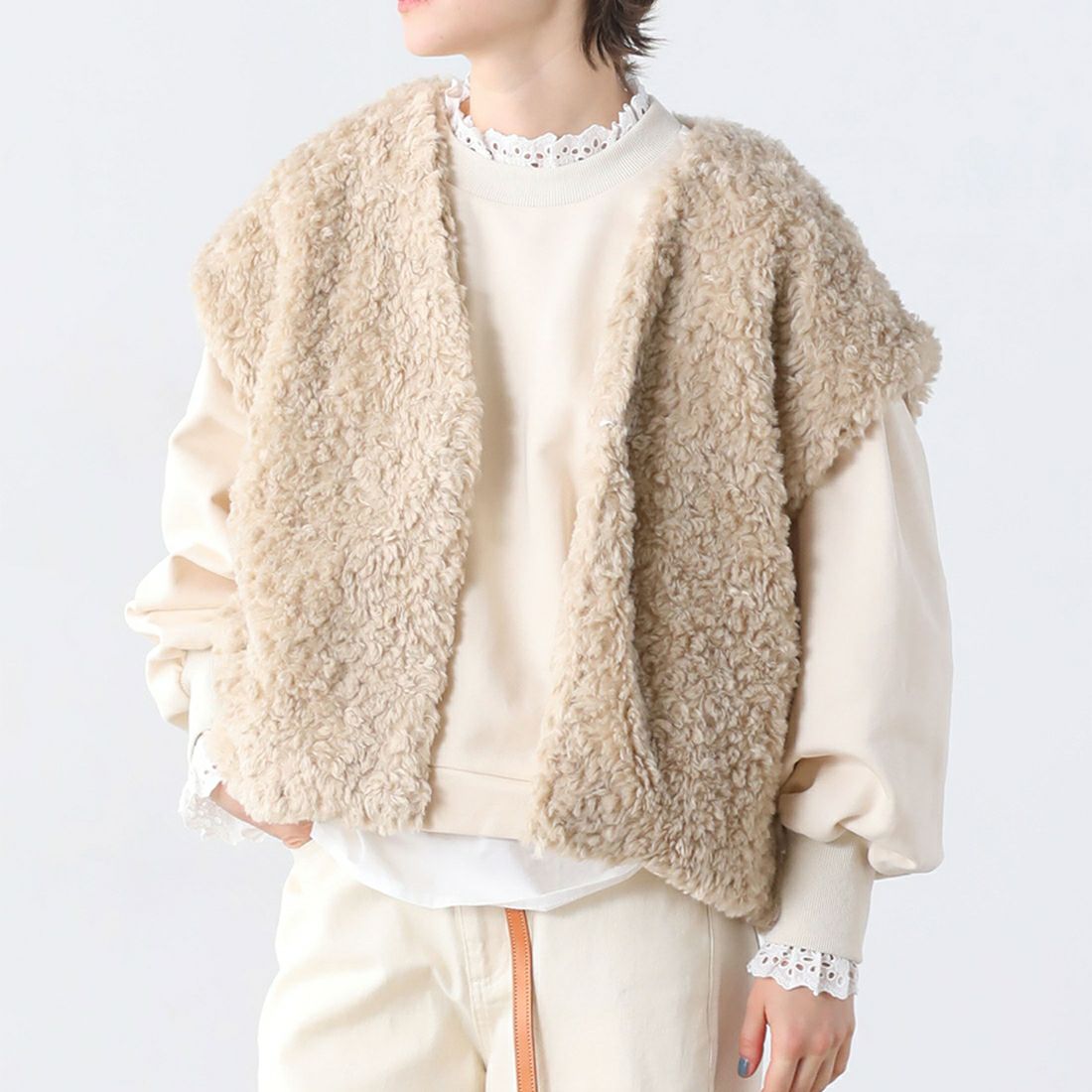 Kelen [ケレン] コットン ワイド シルエット トップス KAYLA [LKL24FBL2171] IVORY