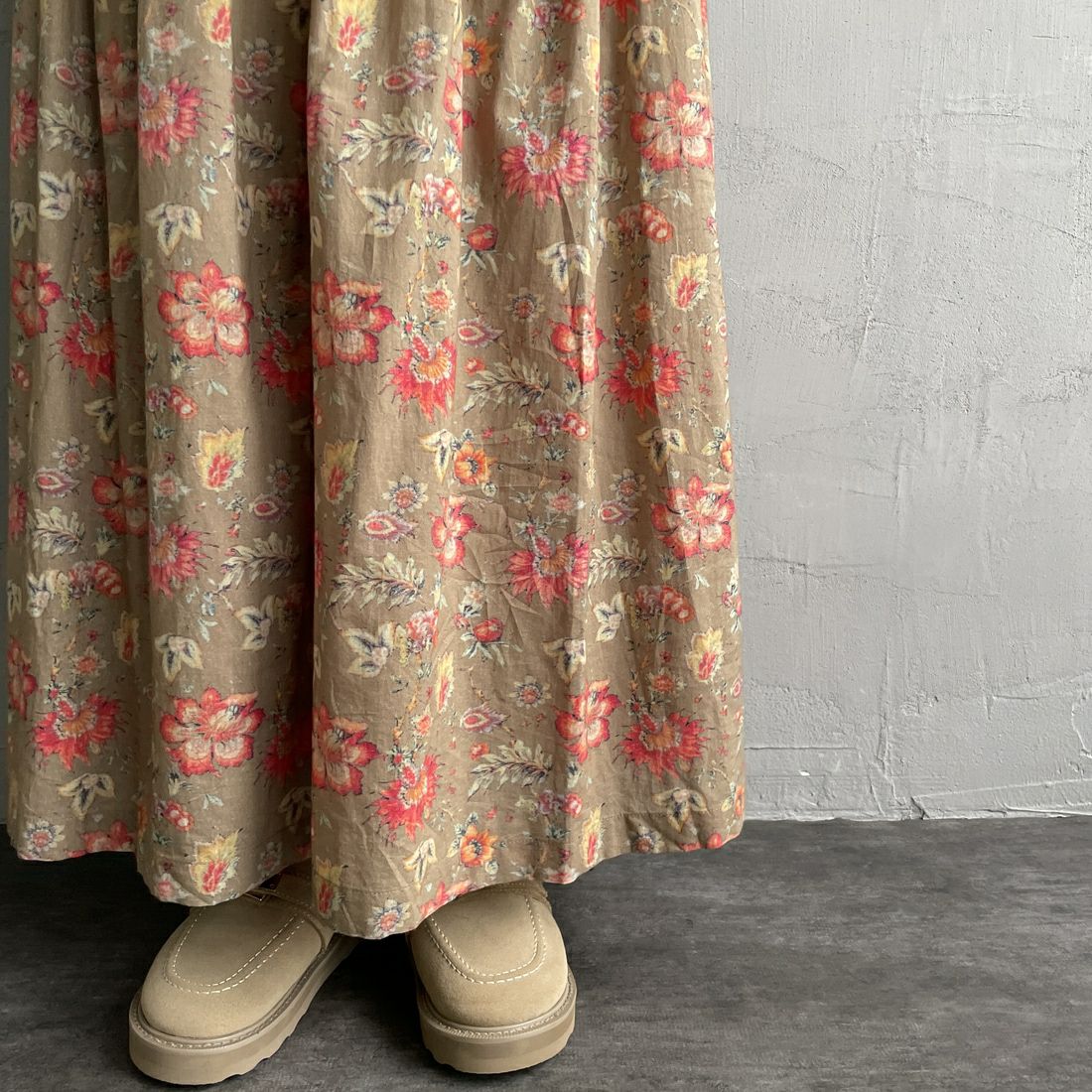 soil [ソイル] ギャザースカート [INSL24735] 8300 D.BEG