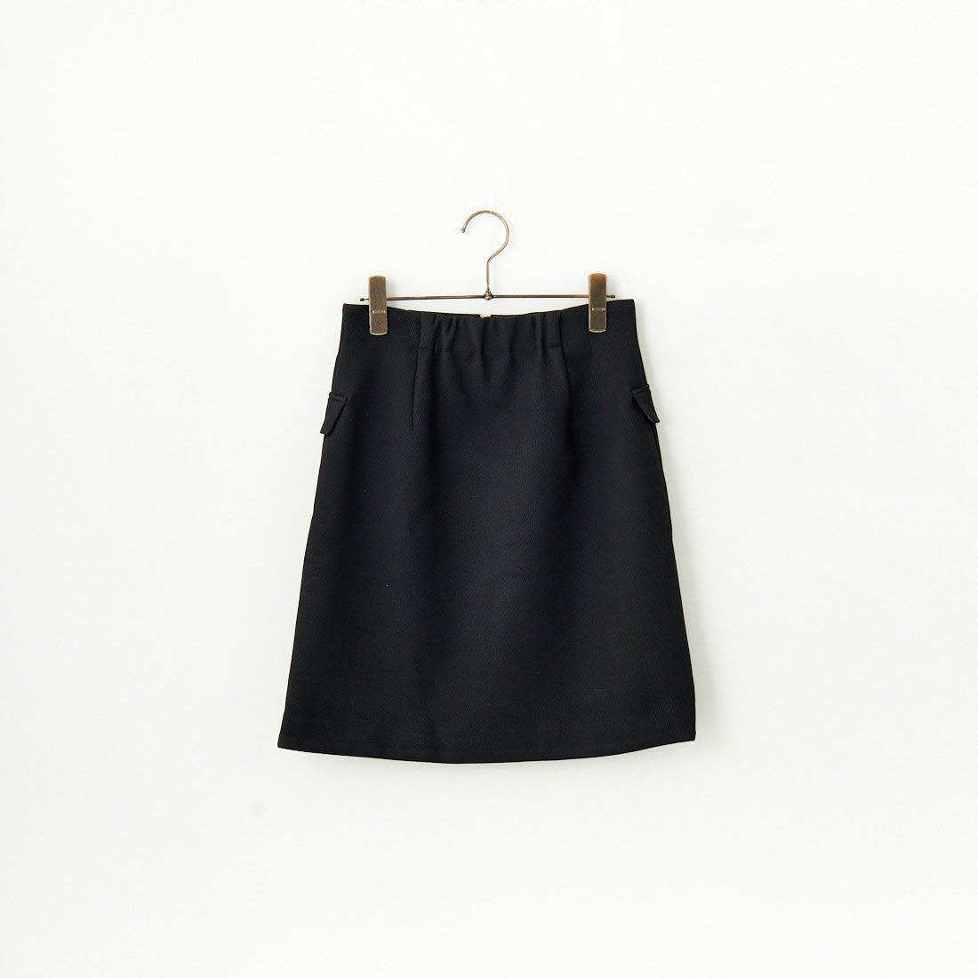 DONEEYU [ドニーユ] フロントZIPショートスカート [U-2013] 040 ﾌﾞﾗｯｸ
