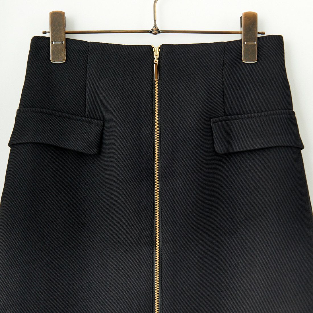 DONEEYU [ドニーユ] フロントZIPショートスカート [U-2013] 040 ﾌﾞﾗｯｸ