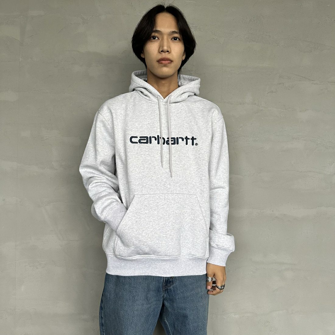 carhartt WIP [カーハートダブリューアイピー] フーデッドカーハートスウェットシャツ [I030547]