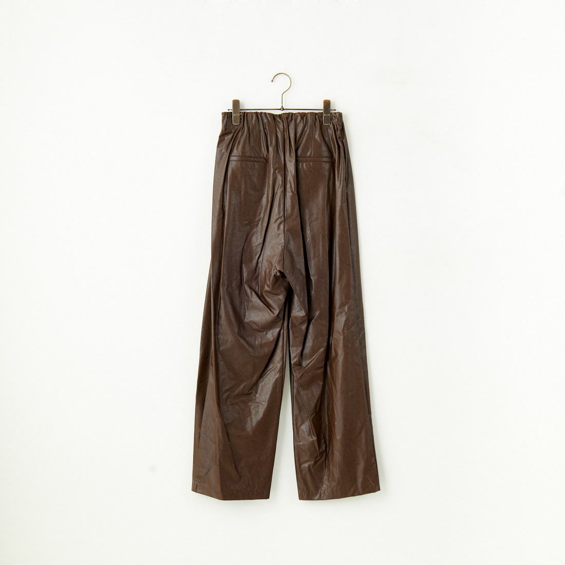 Margaux vintage [マルゴーヴィンテージ] ウォッシュド フェイクレザーパンツ [MG-PT-24117-A] DARK BROWN