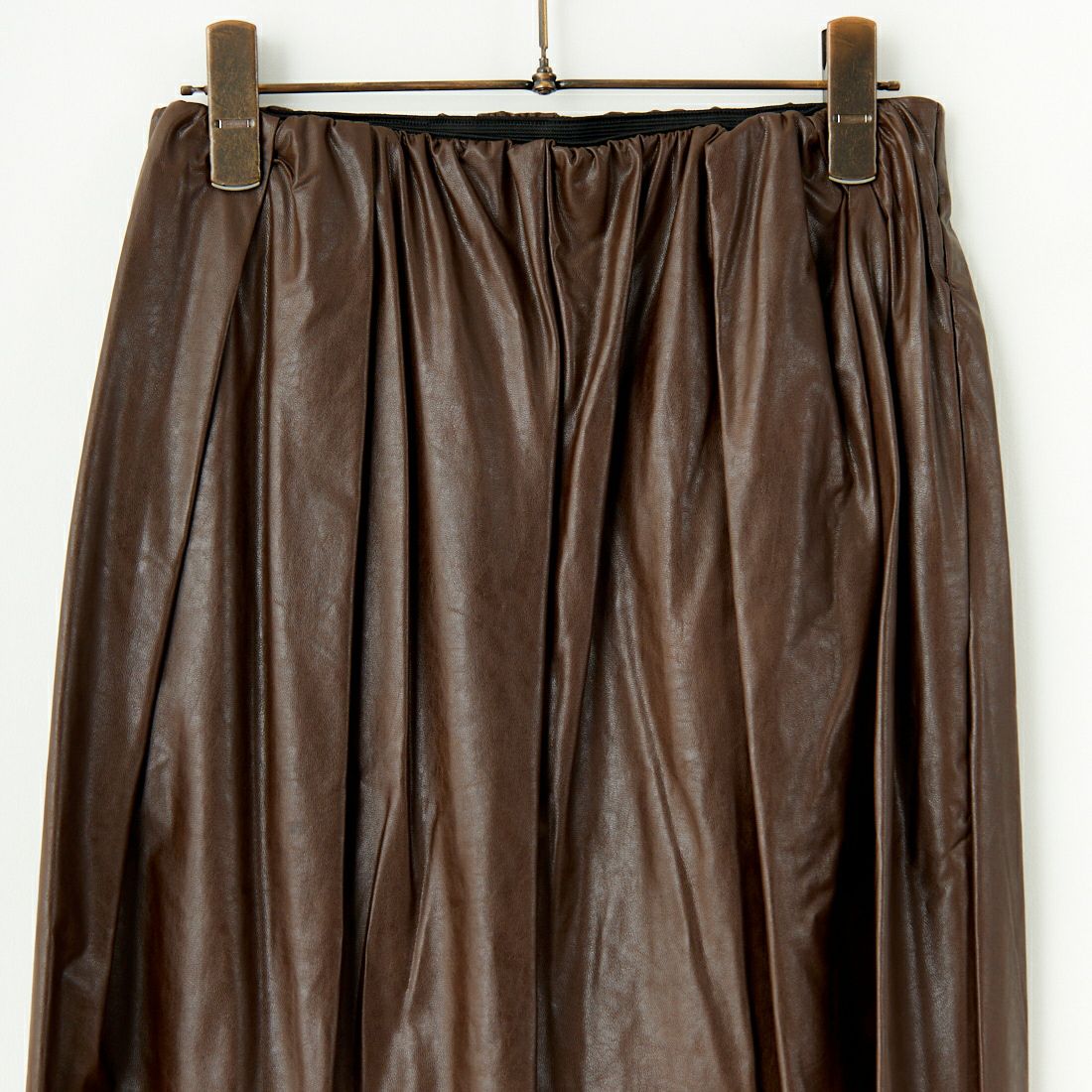 Margaux vintage [マルゴーヴィンテージ] ウォッシュド フェイクレザーパンツ [MG-PT-24117-A] DARK BROWN