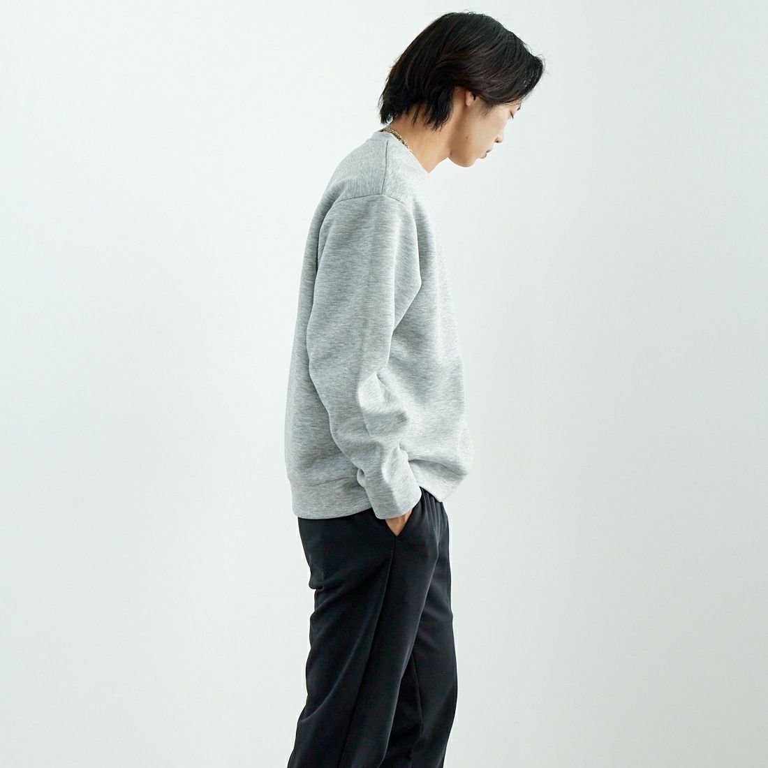 THE NORTH FACE [ザ ノースフェイス] テックエアースウェットクルー [NT62486] Z &&モデル身長：179cm 着用サイズ：L&&