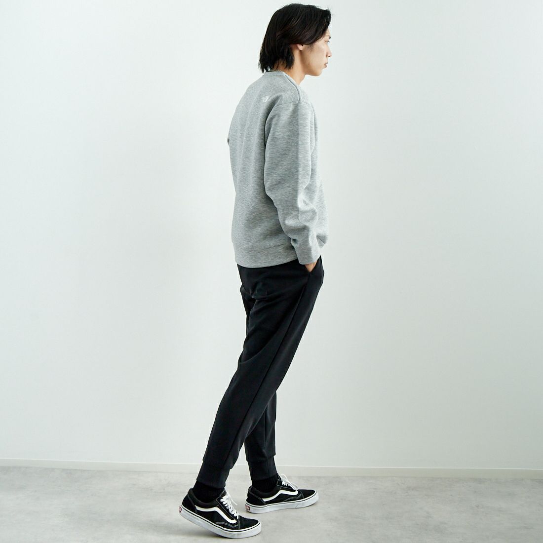 THE NORTH FACE [ザ ノースフェイス] テックエアースウェットクルー [NT62486] Z &&モデル身長：179cm 着用サイズ：L&&