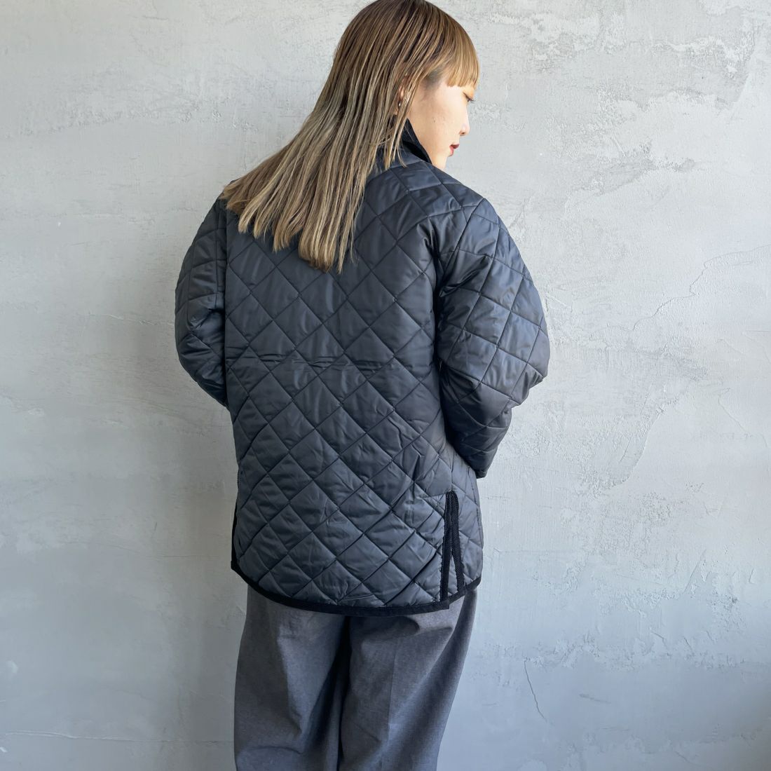 LAVENHAM [ラベンハム] Raydon Womens 21 レイドン キルティングジャケット [SLJ1245] G95 LAMP B &&モデル身長：156cm 着用サイズ：10&&