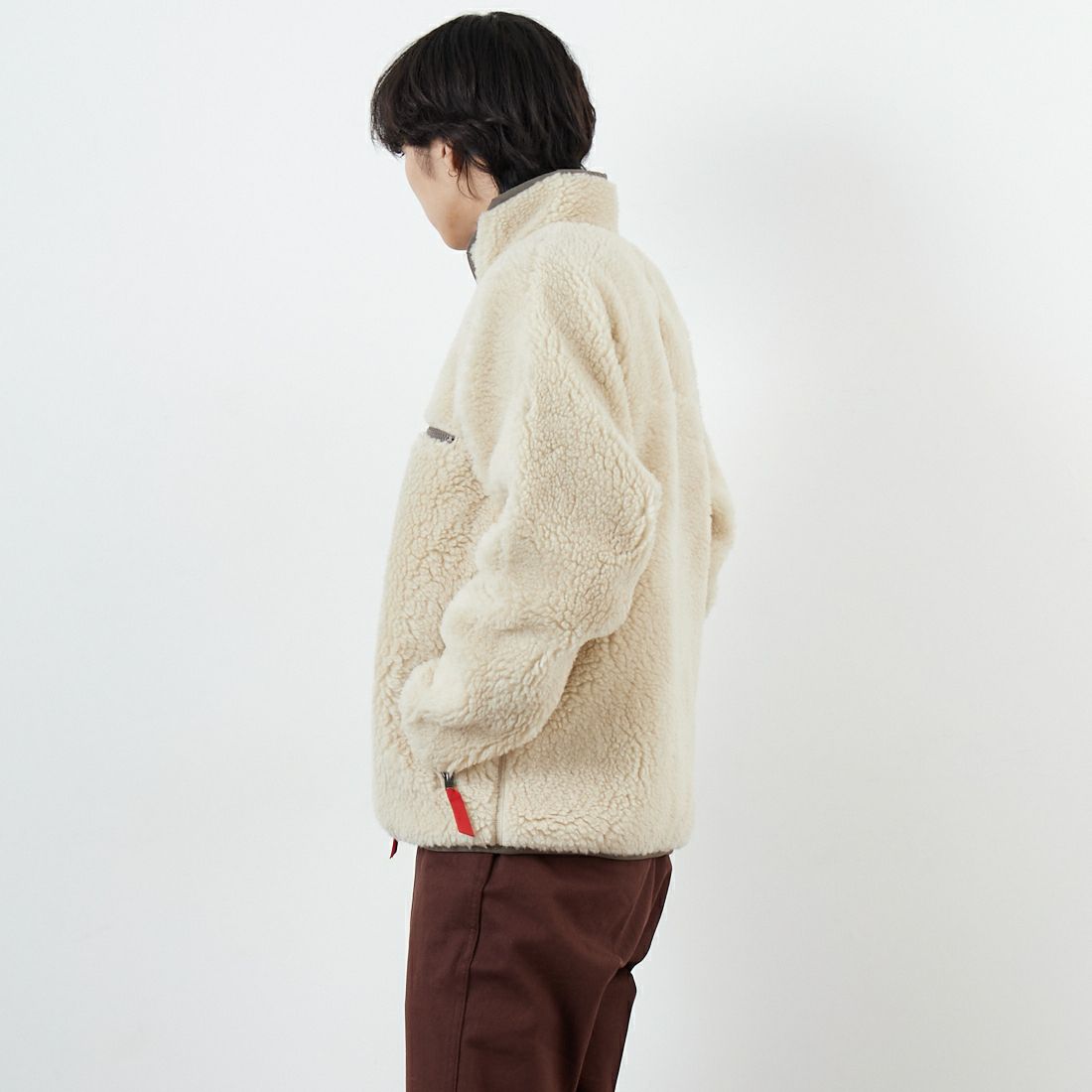 patagonia [パタゴニア] ナチュラル ブレンド レトロカーディガン [20535] DNLM &&モデル身長：179cm 着用サイズ：M&&