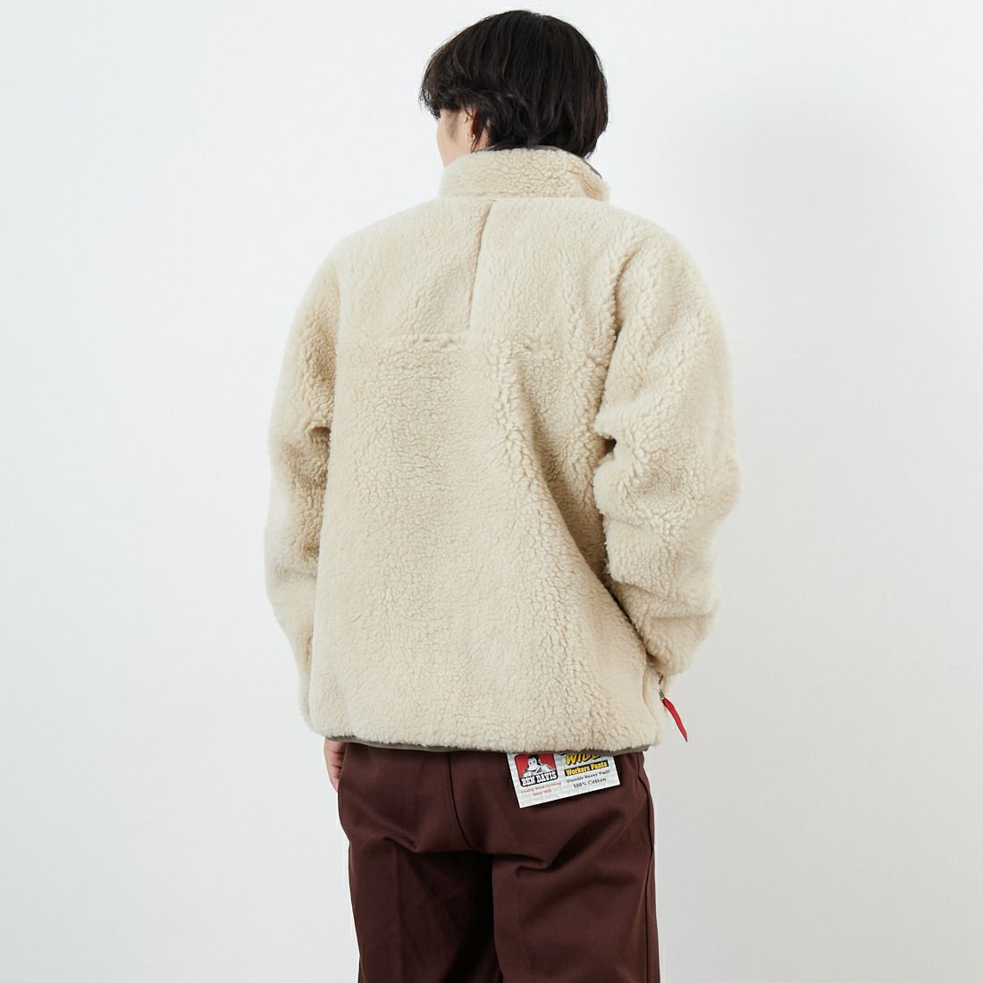 patagonia [パタゴニア] ナチュラル ブレンド レトロカーディガン [20535] DNLM &&モデル身長：179cm 着用サイズ：M&&