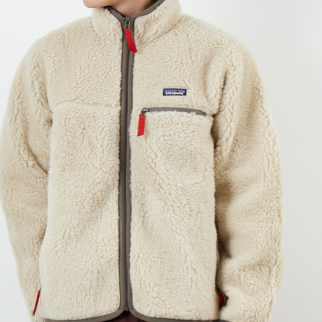 patagonia [パタゴニア] ナチュラル ブレンド レトロカーディガン [20535] DNLM &&モデル身長：179cm 着用サイズ：M&&