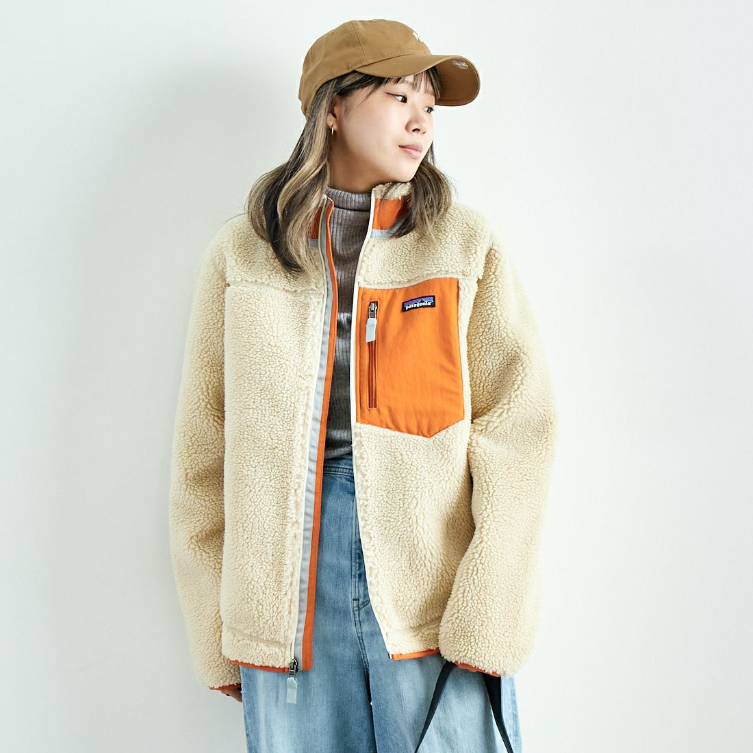 美品】patagonia 茶色い クラシック レトロX ジャケット レディースXS