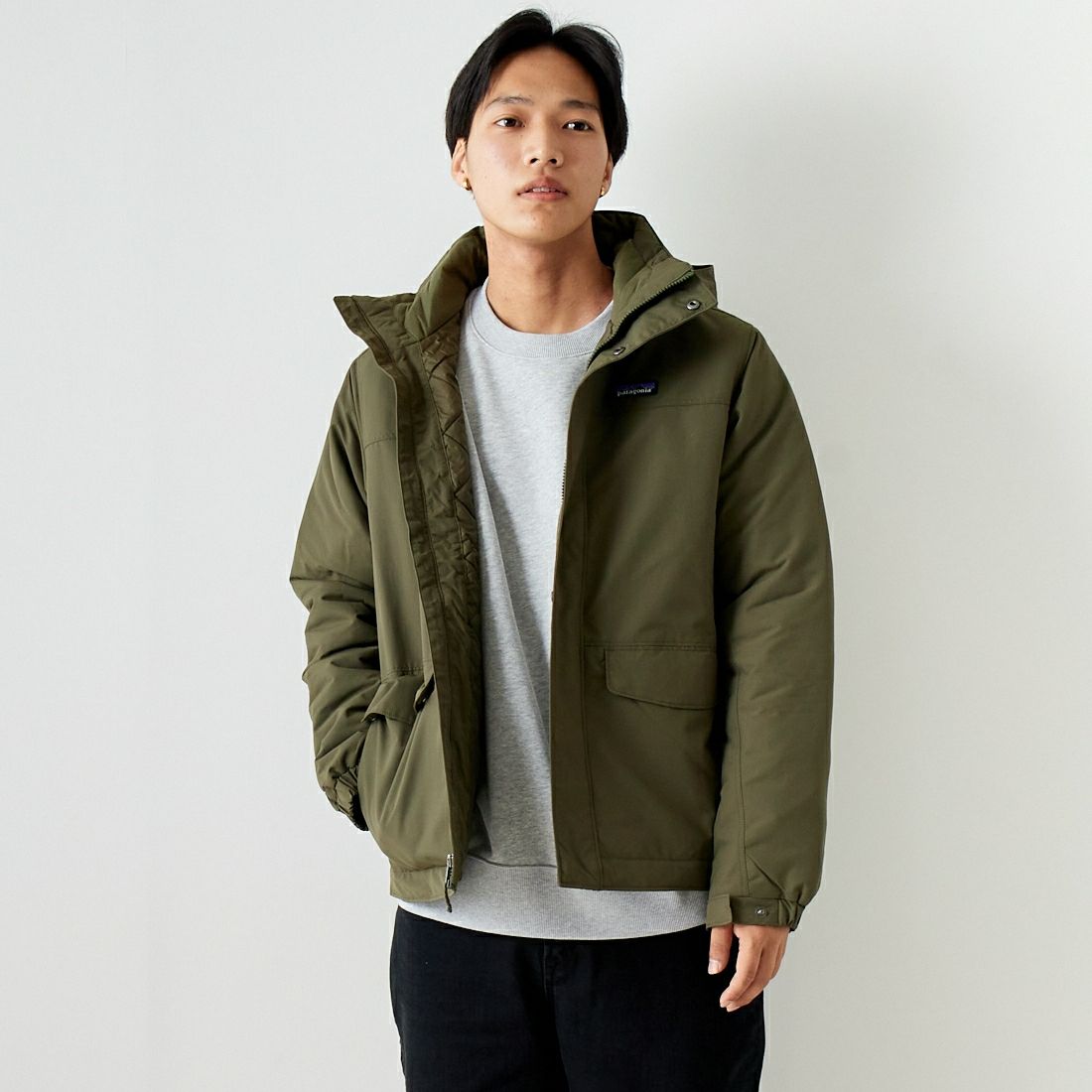 patagonia】ワンポイントロゴ キルティングブルゾン（パタゴニア 