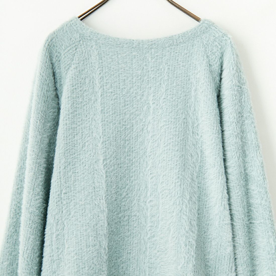 CHIGNON [シニヨン] シャギーニットソープルオーバー [8645-290MK] MINT