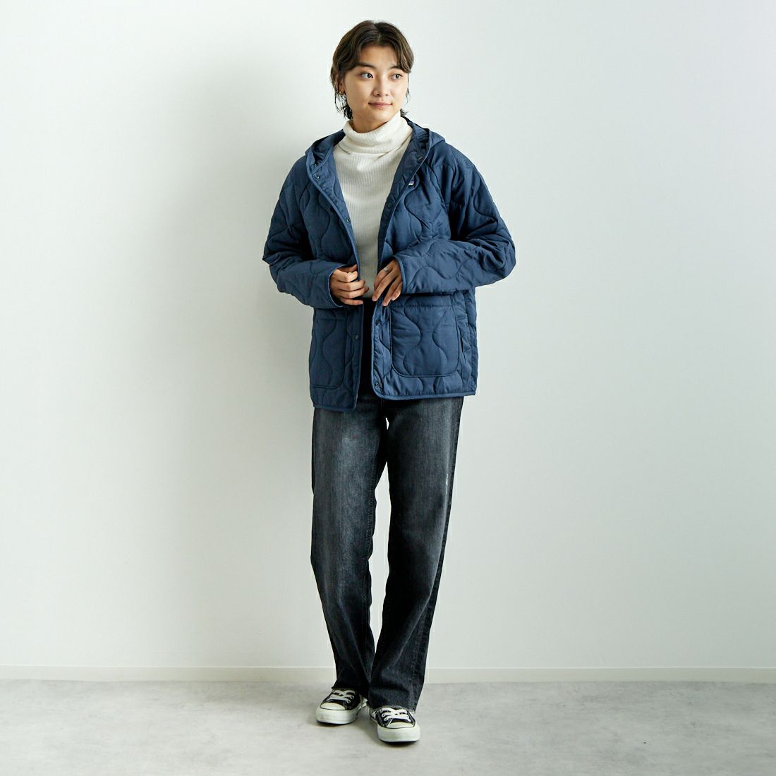 patagonia [パタゴニア] キッズ・キルテッド・パファー [68150] SMDB &&モデル身長：160cm 着用サイズ：KID-XXL&&