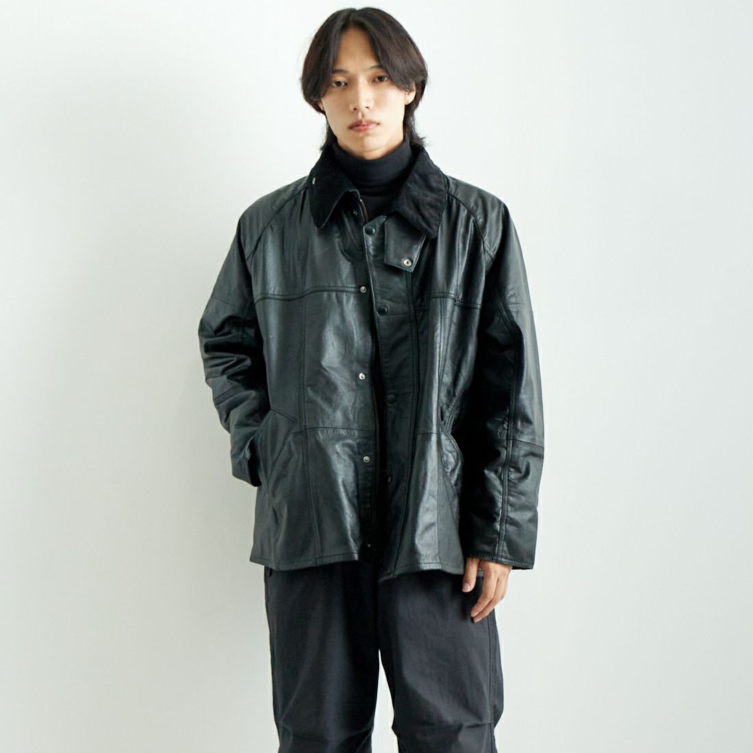 BLACK&&モデル身長：179cm 着用サイズ：2&&