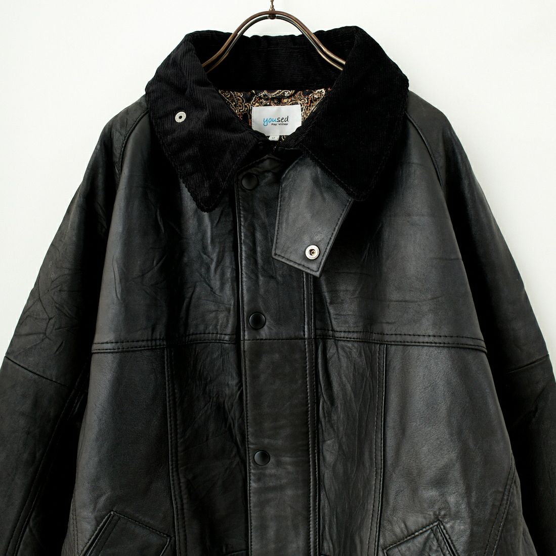 yoused [ユーズド] 別注 ドライバーズジャケット [JFY-244-092-FY] BLACK