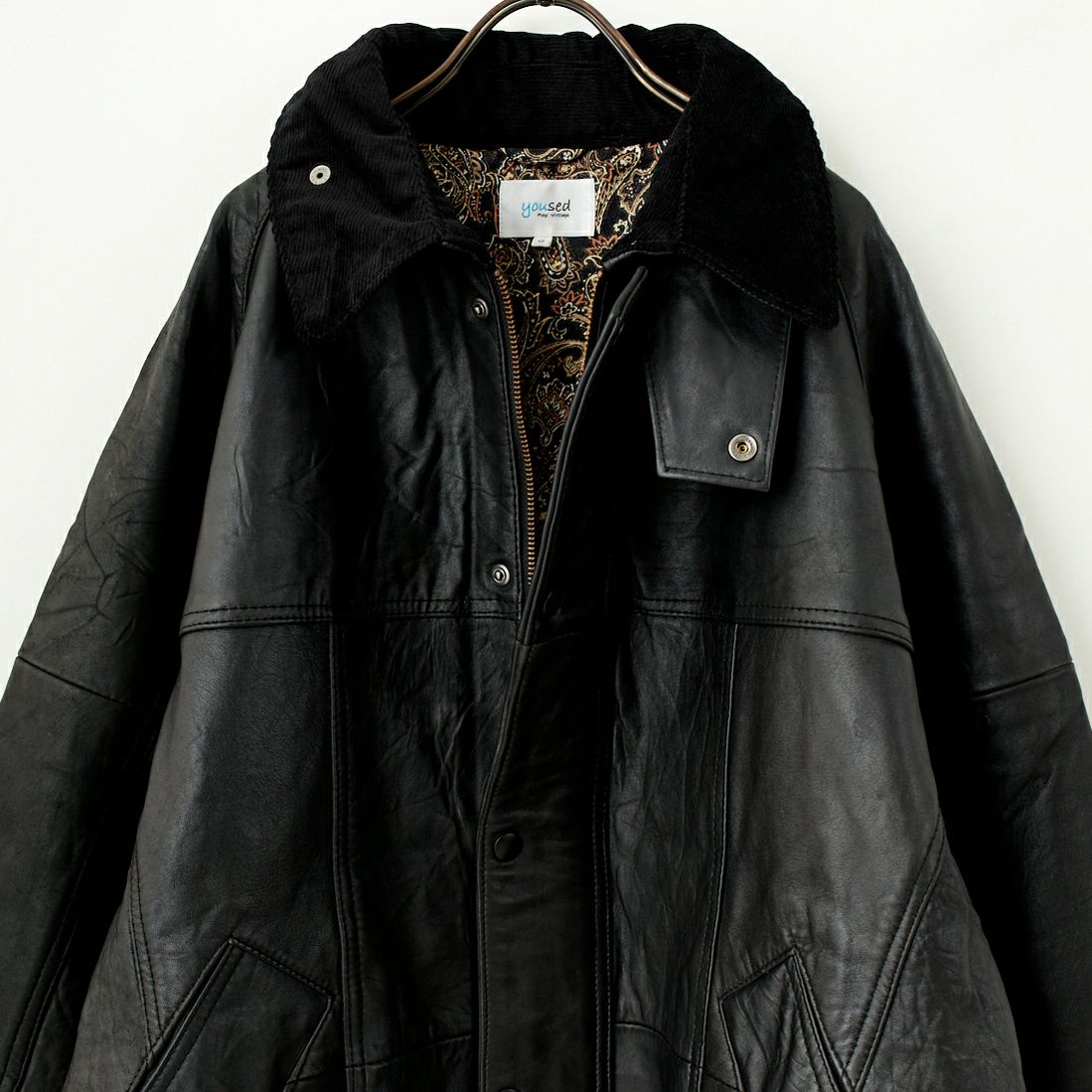 yoused [ユーズド] 別注 ドライバーズジャケット [JFY-244-092-FY] BLACK