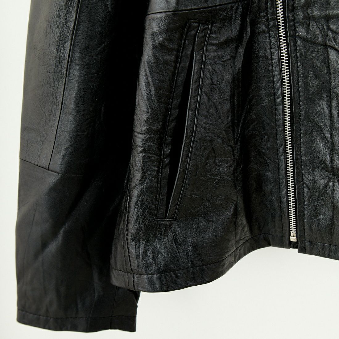 yoused [ユーズド] 別注 ライダースジャケット [JFY-244-093-FY] BLACK