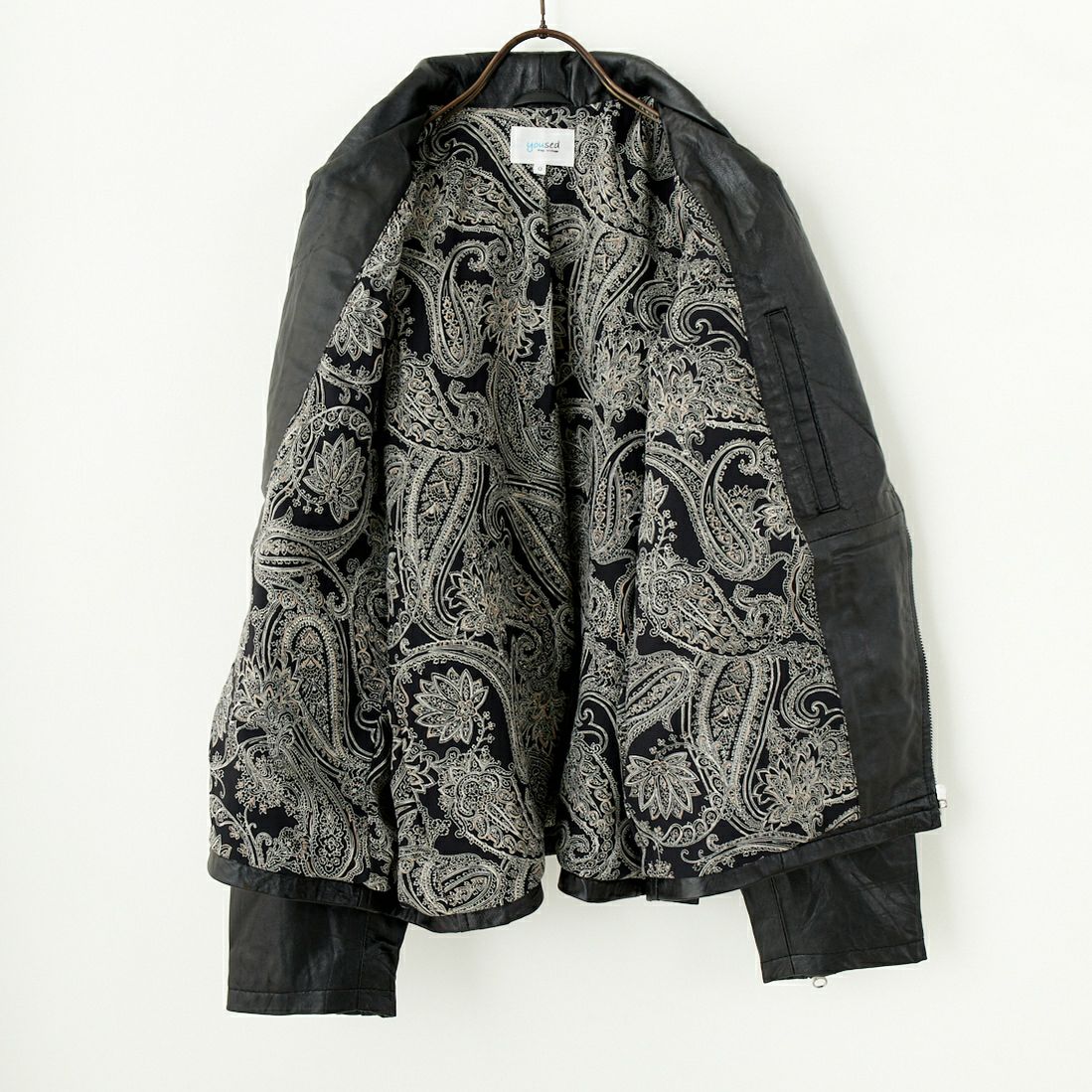 yoused [ユーズド] 別注 ライダースジャケット [JFY-244-093-FY] BLACK