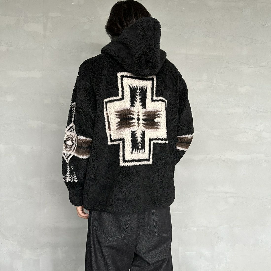 49 BLACK&&モデル身長：179cm 着用サイズ：L&&