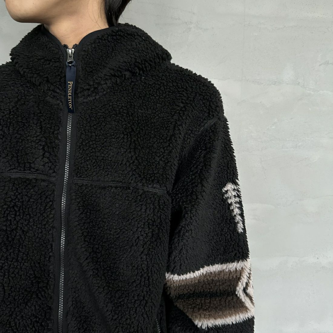 PENDLETON [ペンドルトン] ジップボアフーディ [4475-7016] 49 BLACK