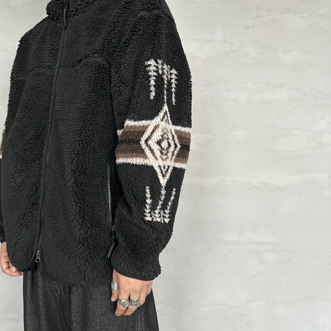 PENDLETON [ペンドルトン] ジップボアフーディ [4475-7016] 49 BLACK