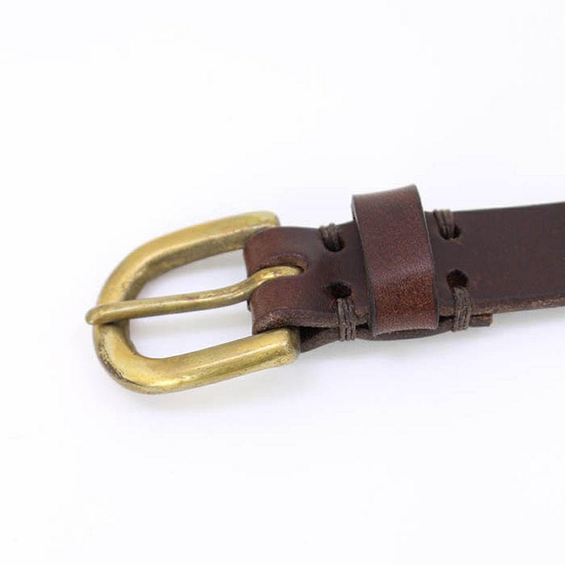 HALCYON BELT COMPANY [ハルシオンベルトカンパニー] レザーベルト PULL UP CLINCHER BRASS [PULL-UP-CLINCHE] T.MORO