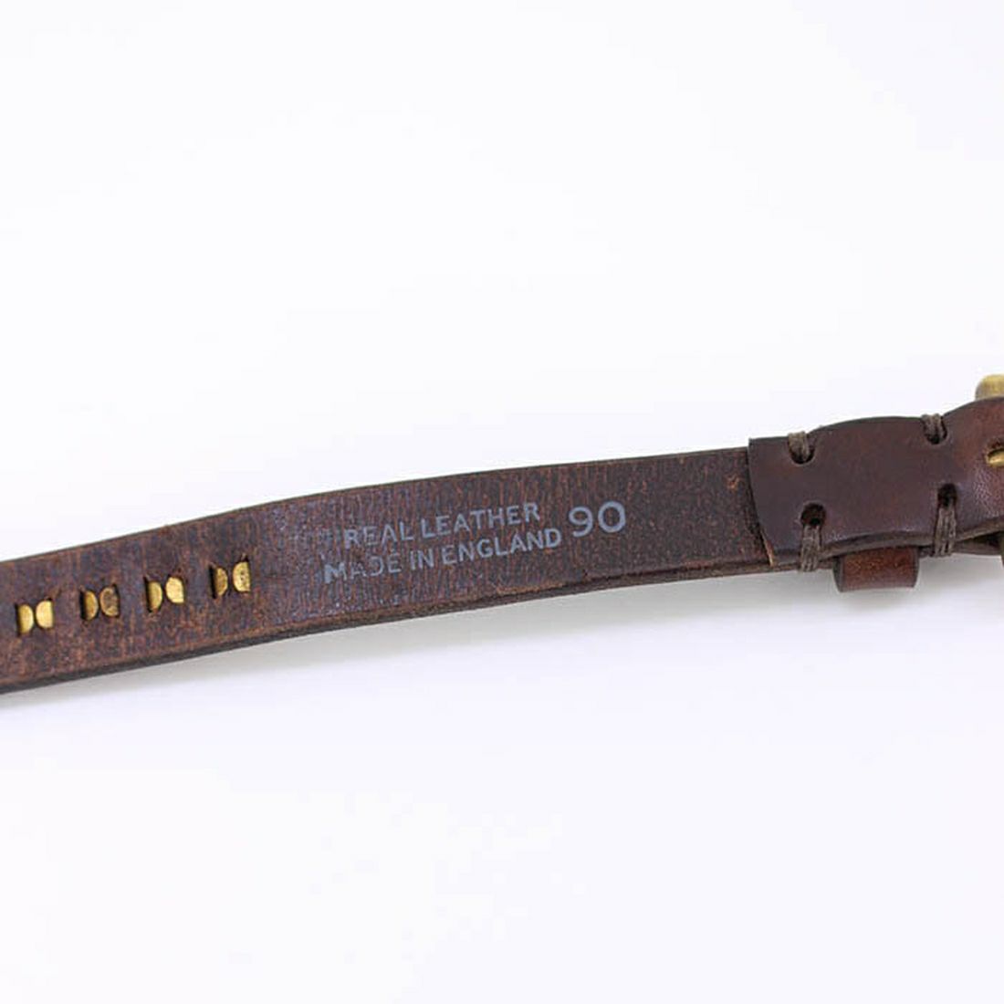 HALCYON BELT COMPANY [ハルシオンベルトカンパニー] レザーベルト PULL UP CLINCHER BRASS [PULL-UP-CLINCHE] T.MORO