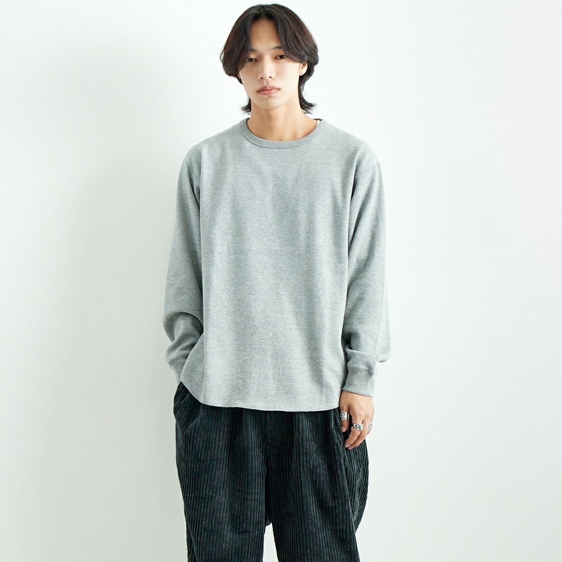 GREY&&モデル身長：179cm 着用サイズ：L&&