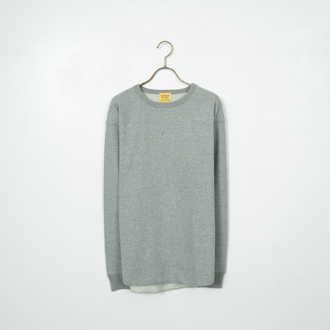 Jeans Factory Clothes [ジーンズファクトリークローズ] ハニカムサーマル ボンバーヒートニットソー [JFC-244-067] GREY