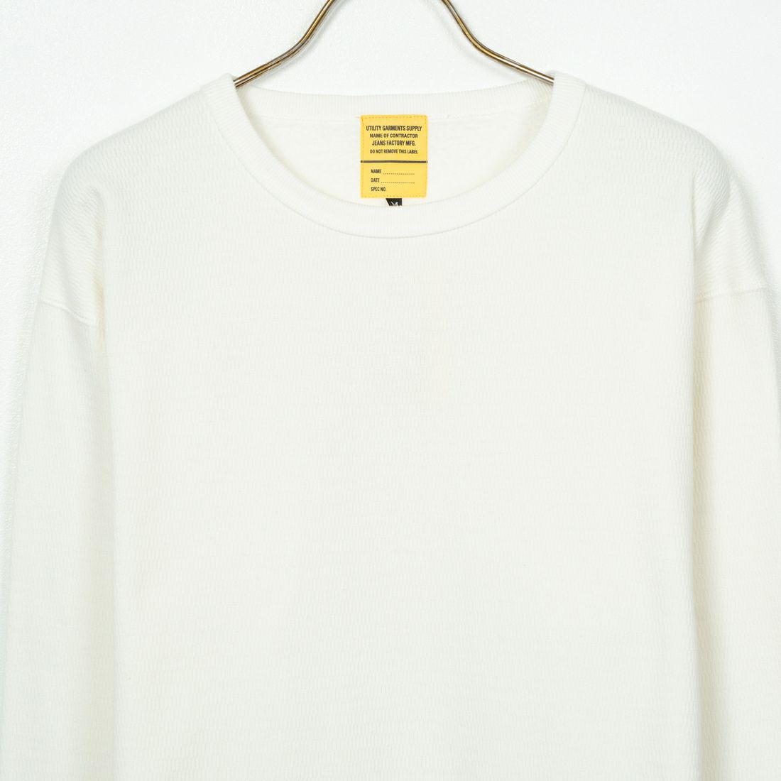 Jeans Factory Clothes [ジーンズファクトリークローズ] ハニカムサーマル ボンバーヒートニットソー [JFC-244-067] OFF