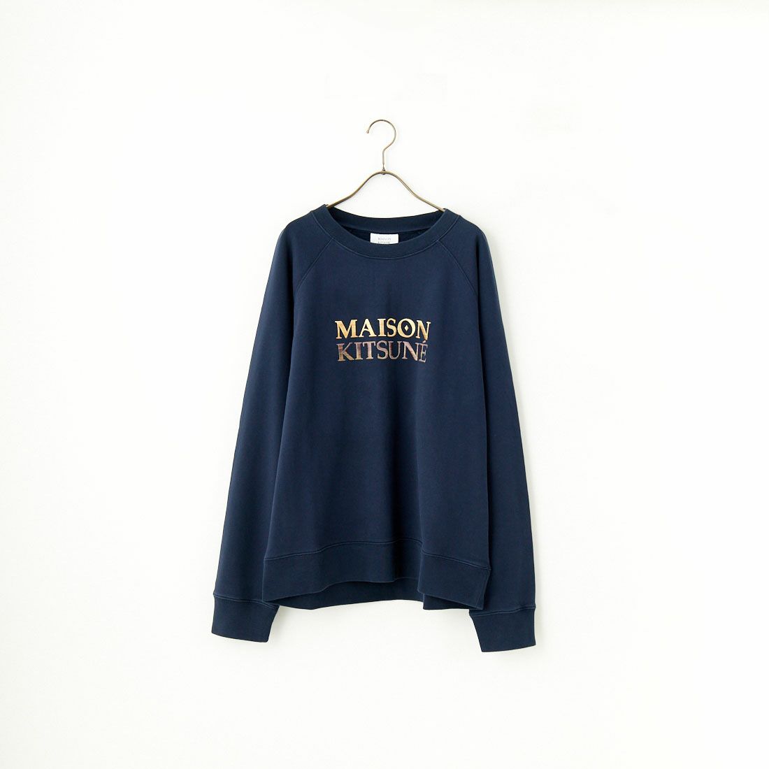 MAISON KITSUNE [メゾン キツネ] グラデーション オーバーサイズスウェットシャツ [NM00311KM0001]