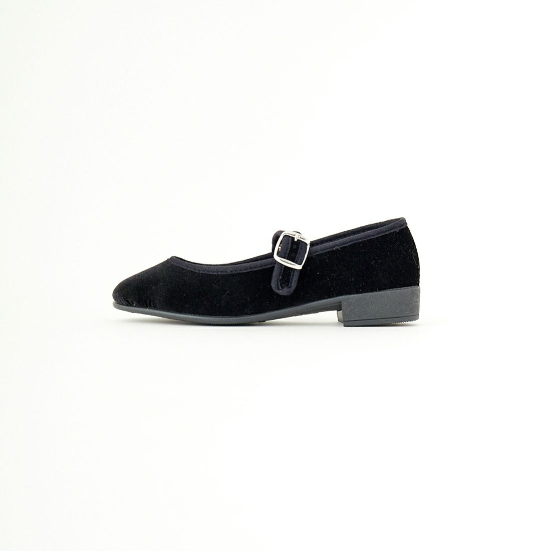 Javerflex [ジャバフレックス] ベルベット フラットシューズ [24-42506] NOIR