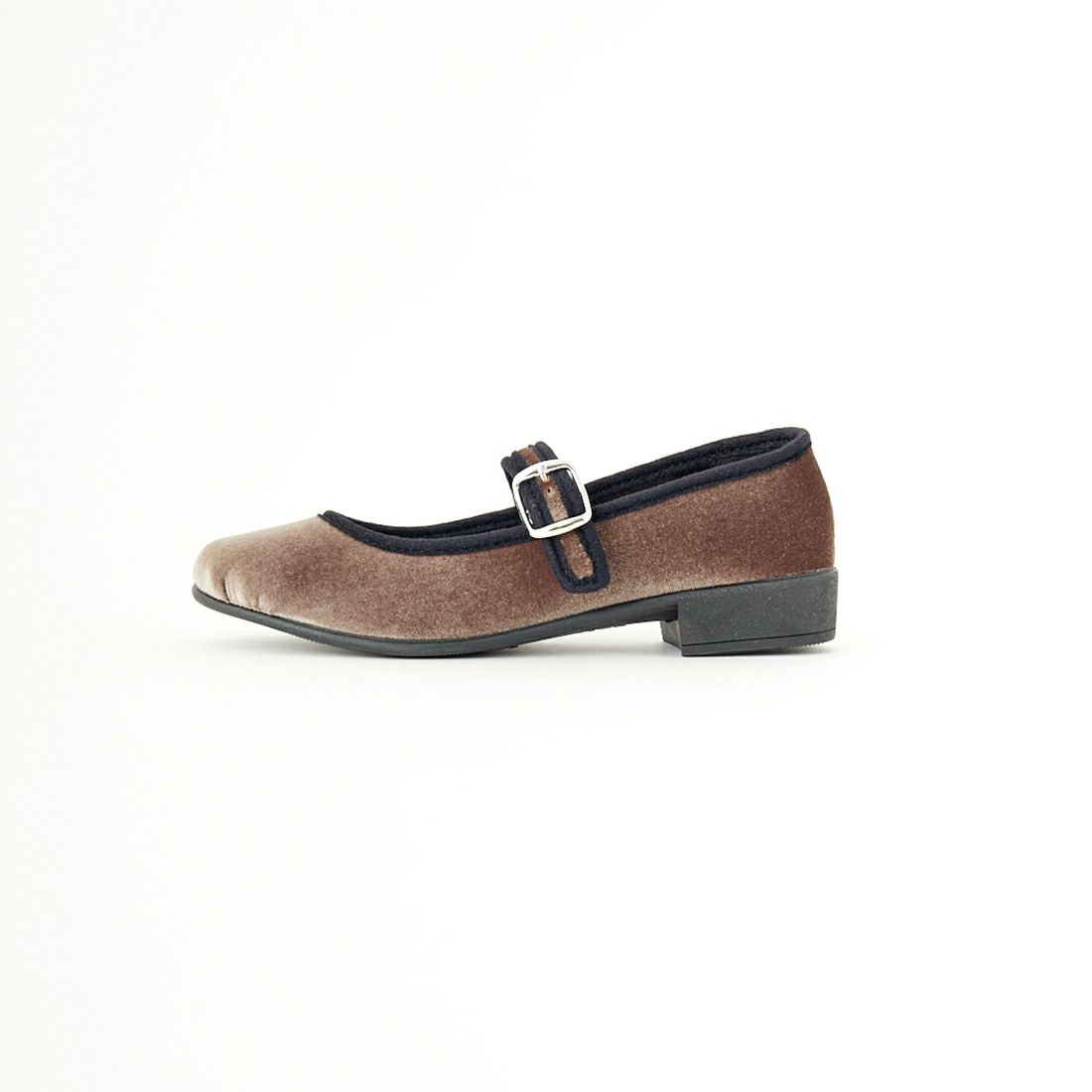 Javerflex [ジャバフレックス] ベルベット フラットシューズ [24-42506] BEIGE