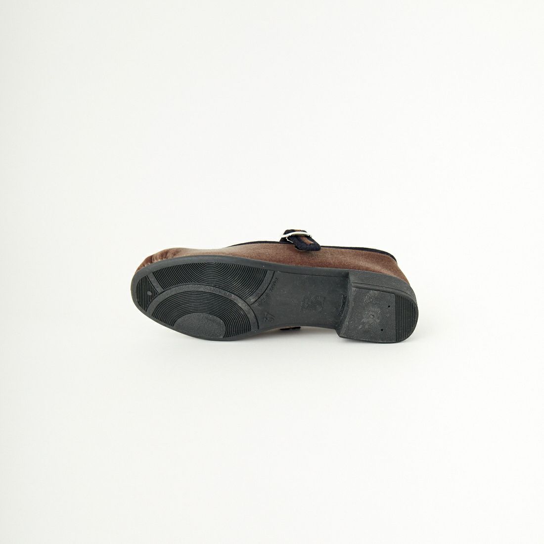 Javerflex [ジャバフレックス] ベルベット フラットシューズ [24-42506] BEIGE