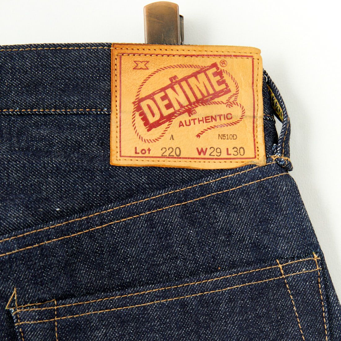 DENIME [ドゥニーム] オフセットXXモデル ノンウォッシュデニム [220A] NON WASH
