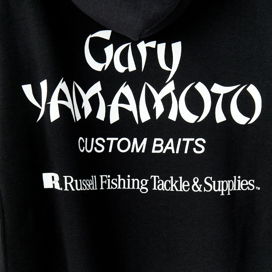 RUSSELL ATHLETIC [ラッセル アスレチック] Russell×Gary YAMAMOTO ロゴフーディ [RGY-2412] BLACK