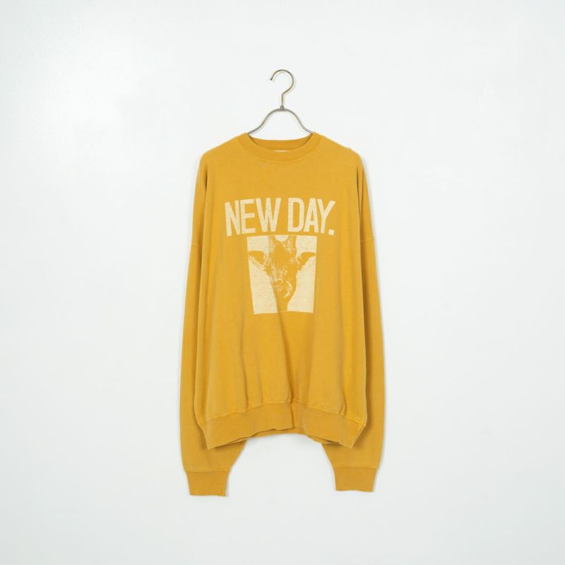 REMI RELIEF [レミレリーフ] 別注 NEW DAY. ユーズドスウェット  [RN27353242-JF]｜ジーンズファクトリー公式通販サイト - JEANS FACTORY Online Shop