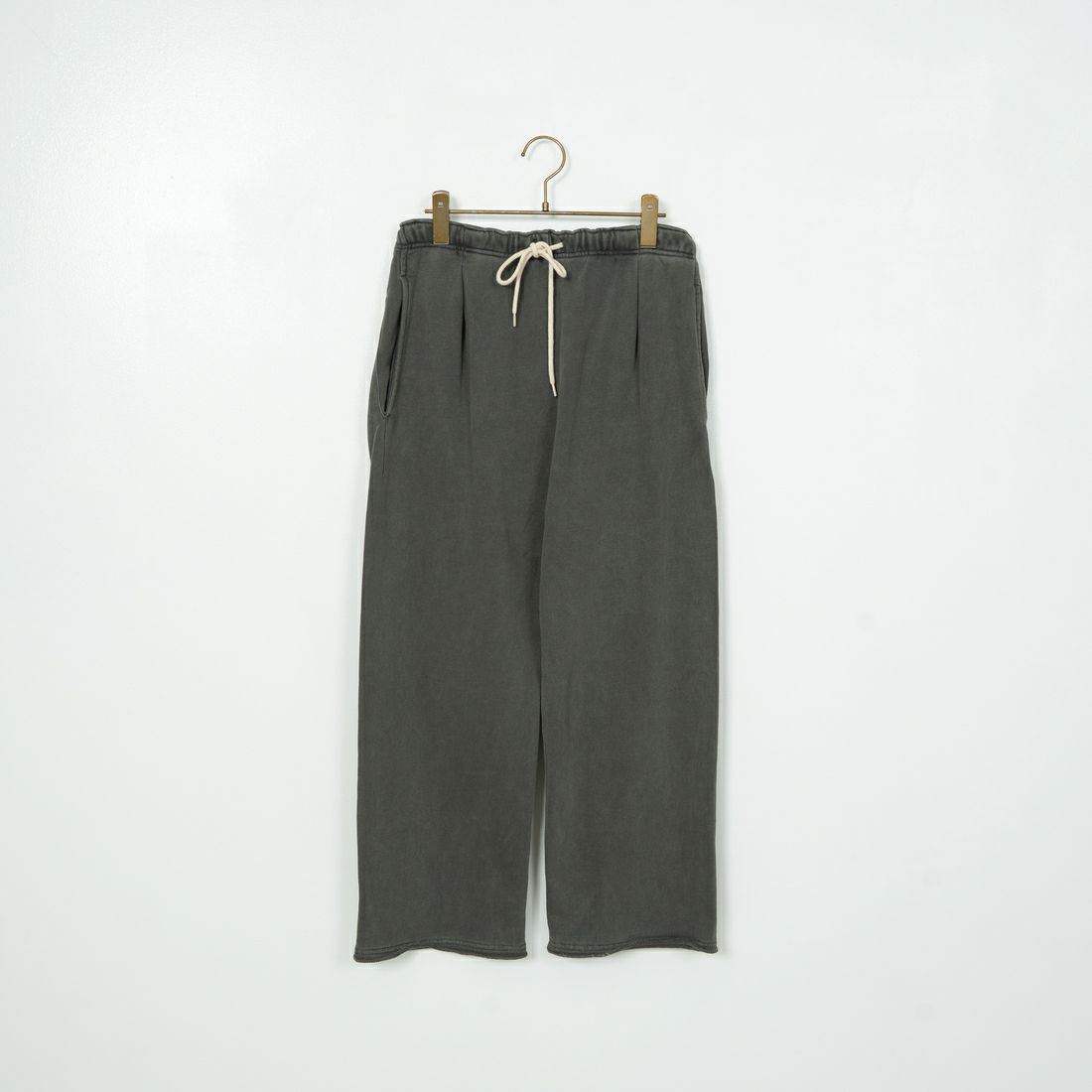 Jeans Factory Clothes [ジーンズファクトリークローズ] ピグメント ヘビー裏毛ワイドスウェットパンツ [2423-INM2] CHARCOAL