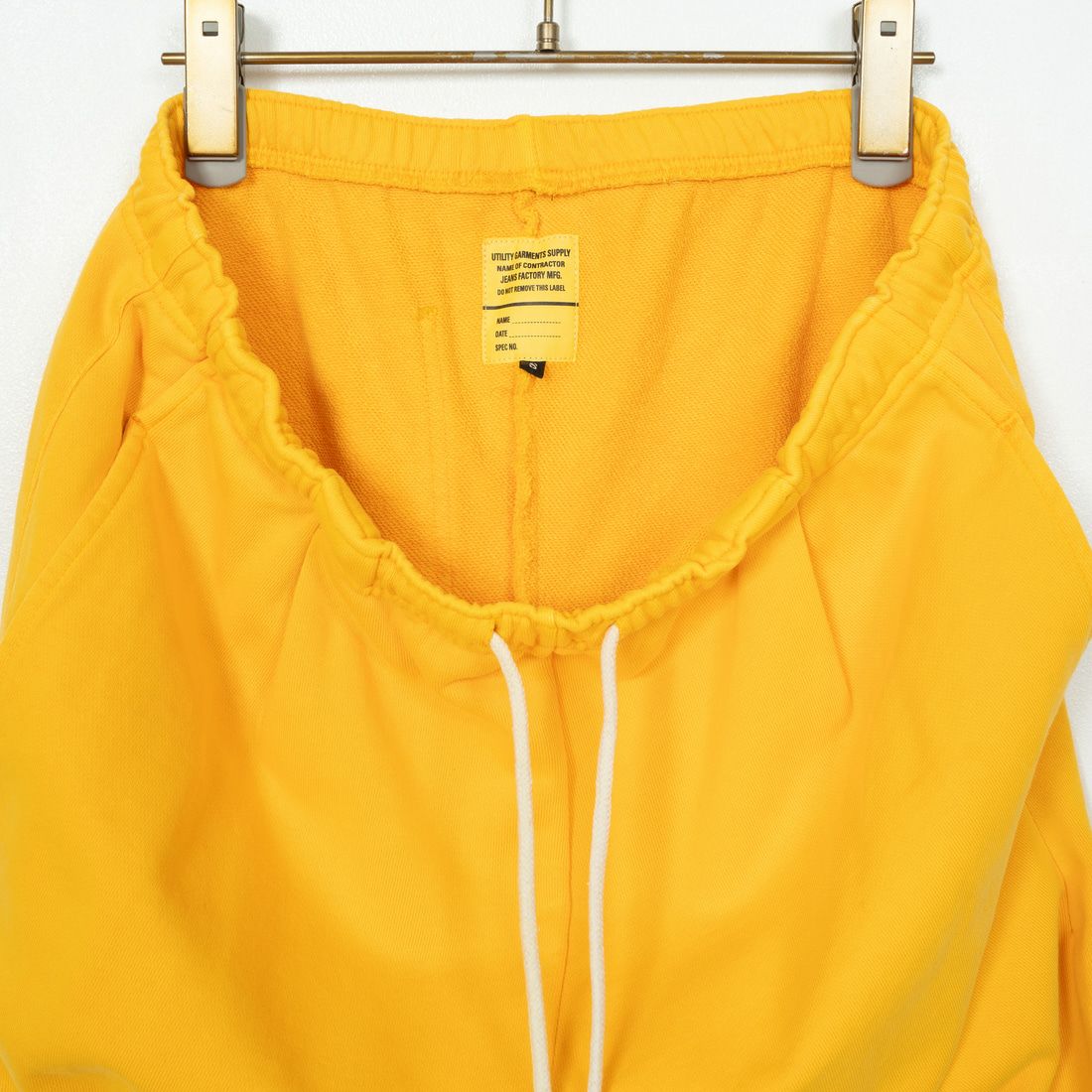 Jeans Factory Clothes [ジーンズファクトリークローズ] ピグメント ヘビー裏毛ワイドスウェットパンツ [2423-INM2] MUSTARD