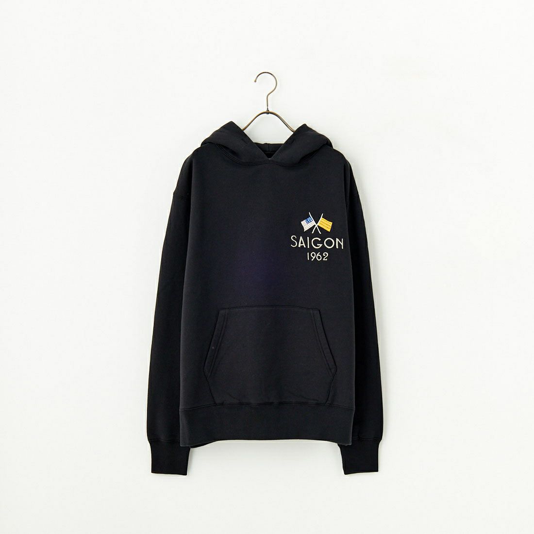 TAILOR TOYO [テーラートウヨウ] SAIGON1962 刺繍フーデッドパーカー [TT69473] 119 BLACK