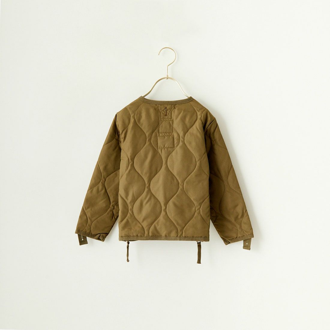 TAION [タイオン] キッズミリタリー Vネックジップダウンジャケット [TAION-K101ZML-1] D.OLIVE