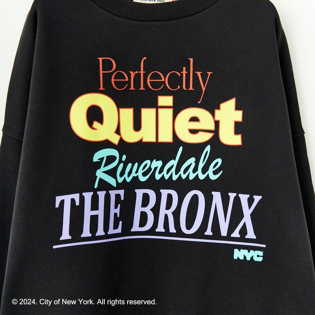 NYC × GOOD ROCK SPEED [エヌワイシー × グッドロックスピード] NYC ロングスリーブスウェット [24NYC209W] BLACK