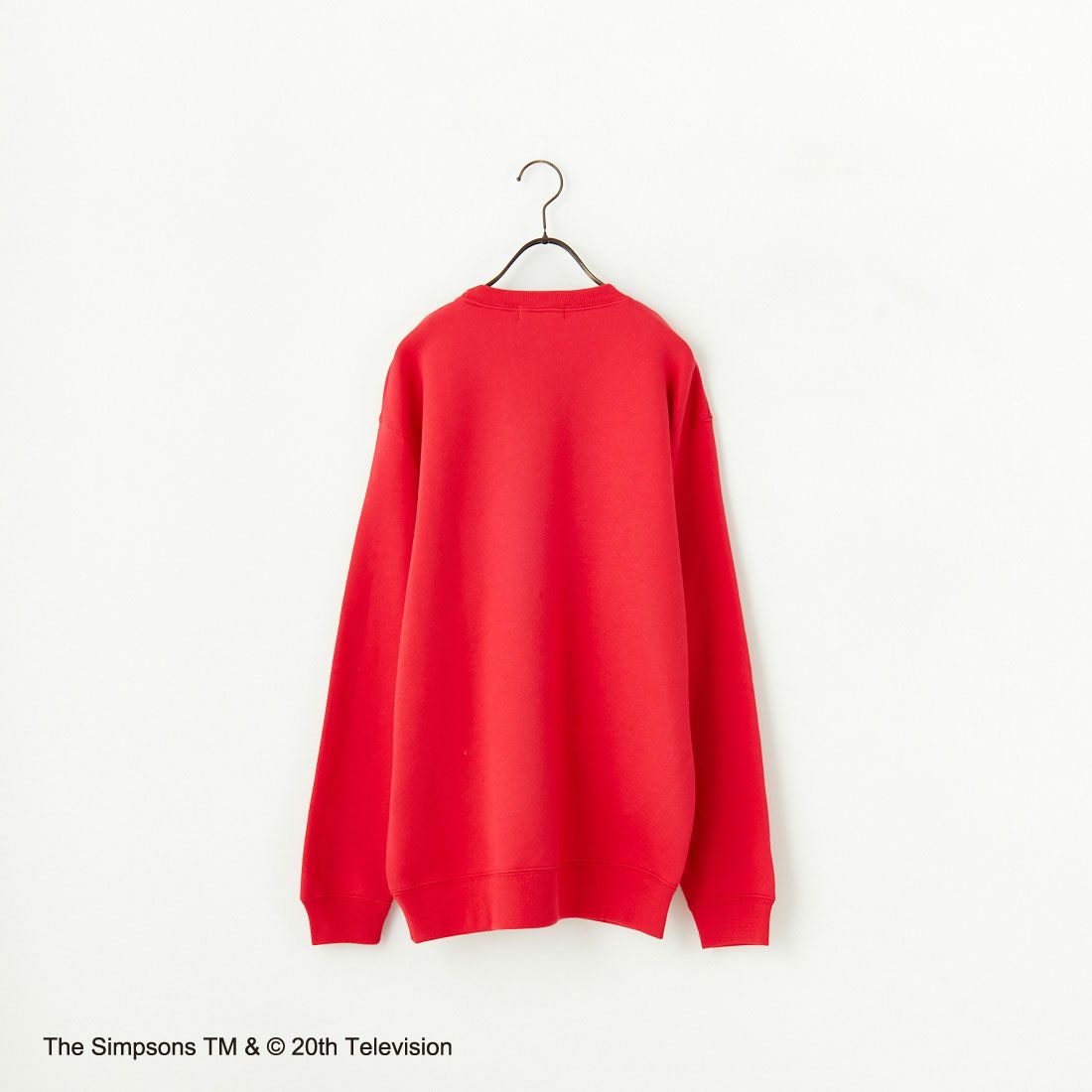 GOOD ROCK SPEED [グッドロックスピード] The Simpsons / ロングスリーブスウェット [24FDS204W] RED