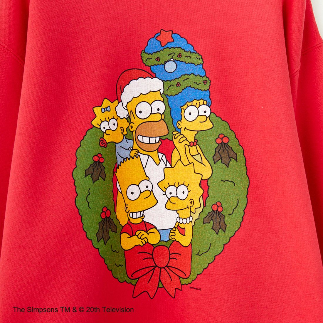 GOOD ROCK SPEED [グッドロックスピード] The Simpsons / ロングスリーブスウェット [24FDS204W] RED