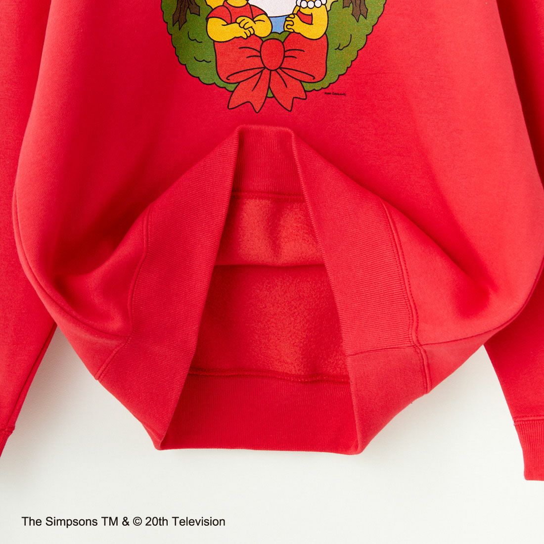 GOOD ROCK SPEED [グッドロックスピード] The Simpsons / ロングスリーブスウェット [24FDS204W] RED