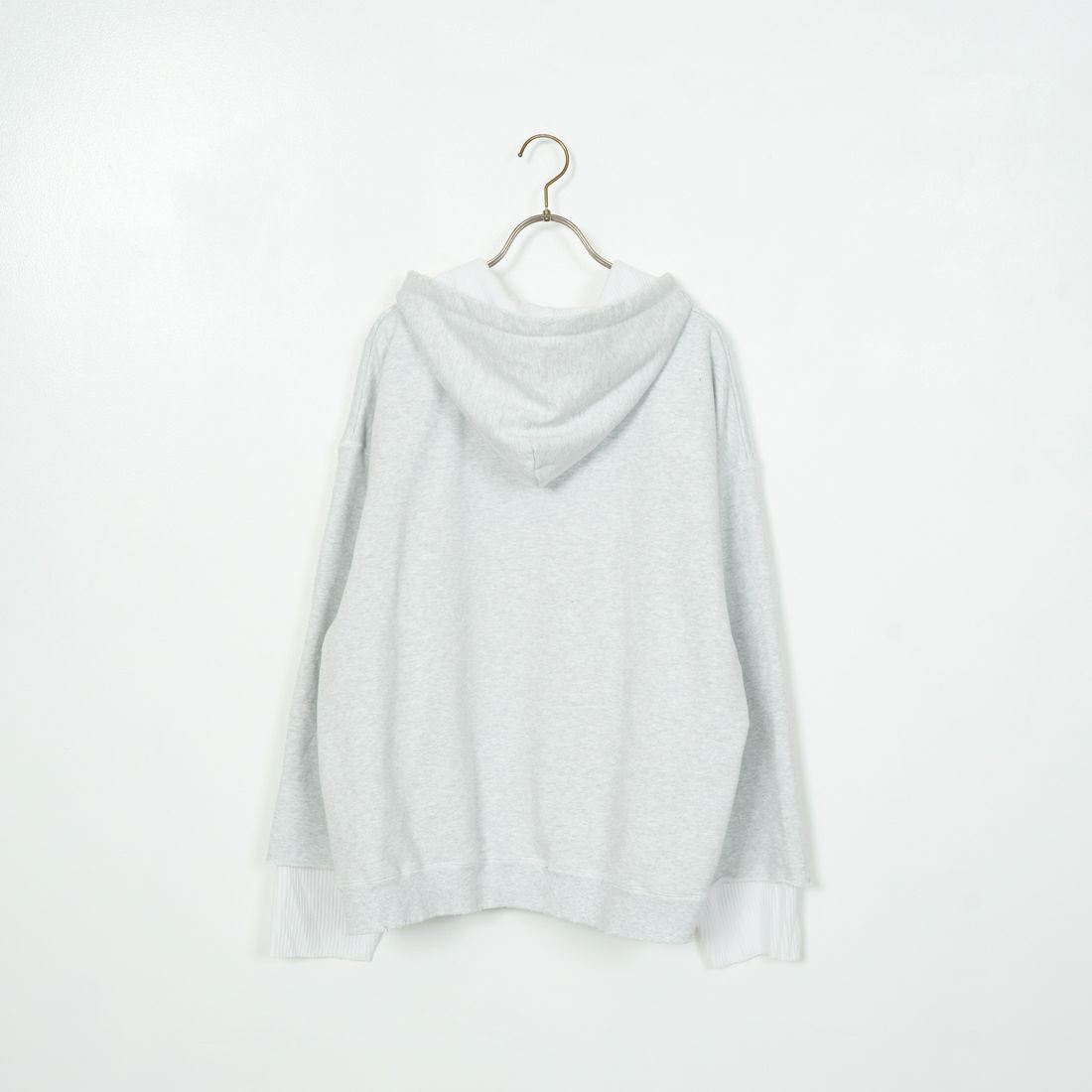 Jeans Factory Clothes [ジーンズファクトリークローズ] ピグメント ヘビー裏毛サーマルカットジップパーカー [2423-INM1] ASH