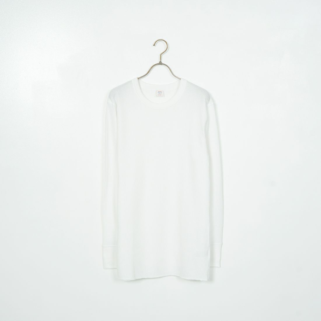 JE MORGAN [ジェイイーモーガン] ワッフルクルーネック長袖Tシャツ [JC088-52S] 01 WHITE