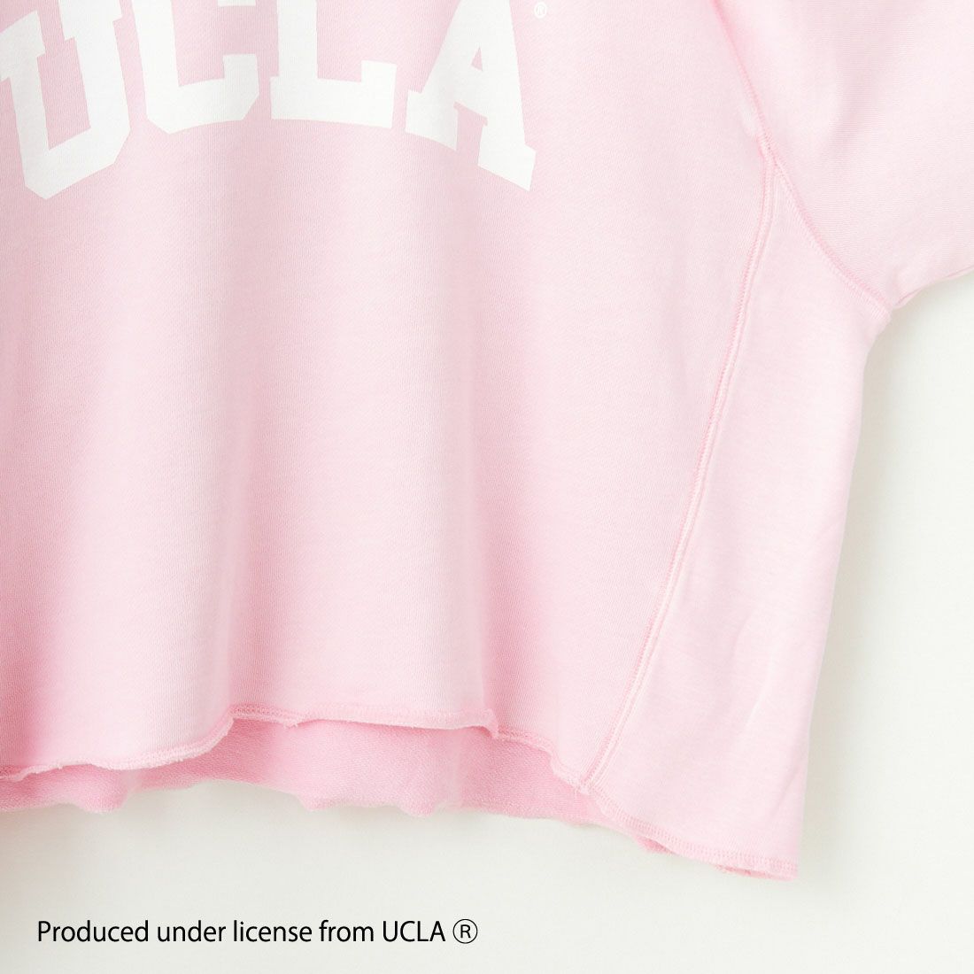 GOOD ROCK SPEED [グッドロックスピード] UCLA ラグランスウェットシャツ [24UCL201W] LT.PINK